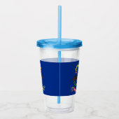 Acryl Tumbler met vlag van North Dakota Acryl Drinkbeker (Rechts)