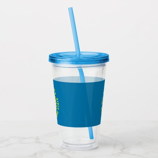 Acryl Tumbler met vlag van South Dakota Acryl Drinkbeker (Links)