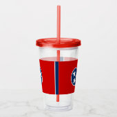 Acryl Tumbler met vlag van Tennessee Drinkbeker (Rechts)