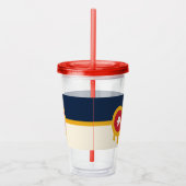 Acryl Tumbler met vlag van Tulsa, Oklahoma Acryl Drinkbeker (Rechts)