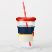 Acryl Tumbler met vlag van Tulsa, Oklahoma Acryl Drinkbeker (Links)
