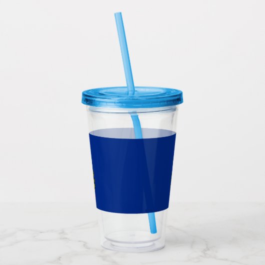 Acryl Tumbler met vlag van Vermont Acryl Drinkbeker (Links)