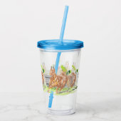Acryl Tumbler: Palomino Drinkbeker (Achterkant)