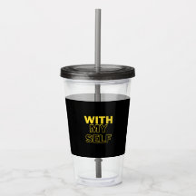 Acryl tumbler zwart