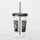 Acryl Tumblers - Zwart & Wit Daisy Drinkbeker (Rechts)