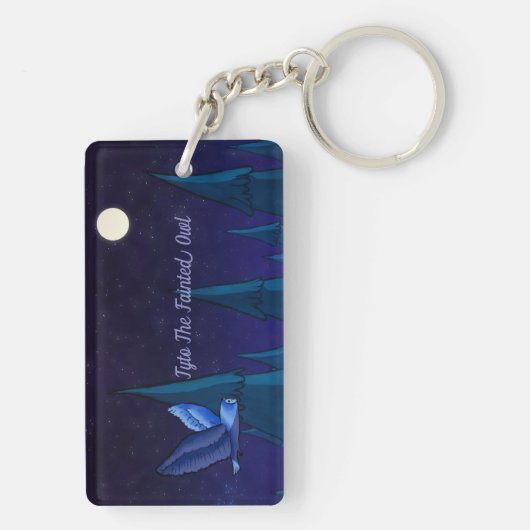 Acryl Tyto Uil Sleutelhanger (achterkant)