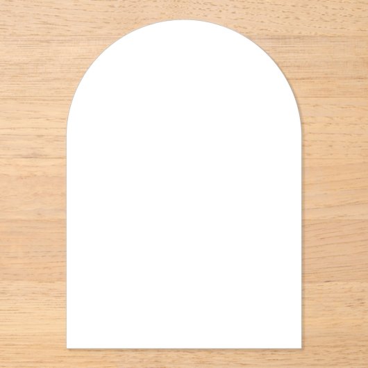 Acryl Uitnodiging (Voorkant)