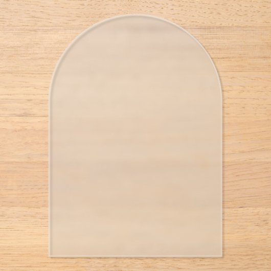 Acryl Uitnodiging (Voorkant)