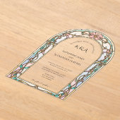 Acryl uitnodiging (Laagn)