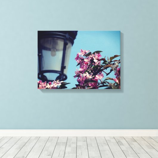 Acryl Wall Art Spring City Canvas Afdruk (Insitu (Houten vloer))