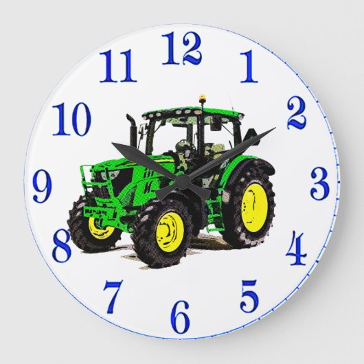 acryl wandkast grote klok (Voorkant)