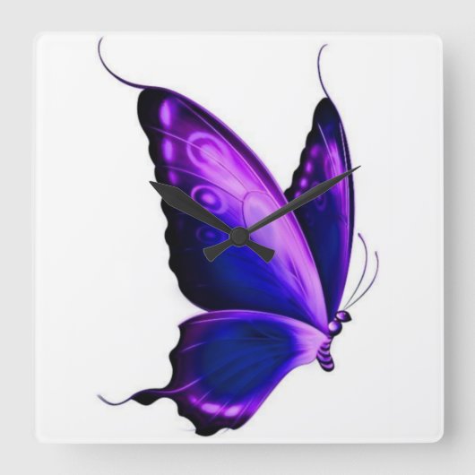 acryl wandkast vierkante klok (Voorkant)