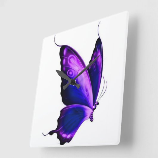 acryl wandkast vierkante klok (Hoek)