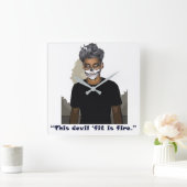 Acryl Wandklok (Huis)