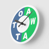 Acryl wandklok ONTWERP OTTAWA (Hoek)