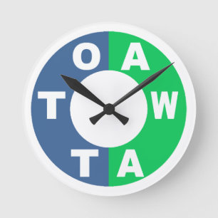 Acryl wandklok ONTWERP OTTAWA