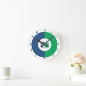 Acryl wandklok, Ronde Medium Design OTTAWA Klok (Huis)