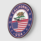 Acryl wandklokken, grote klok (Hoek)