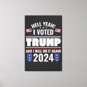 Acryl Wanduhren Canvas Afdruk (Voorkant)