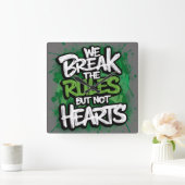 Acryl Wanduhren Vierkante Klok (Huis)