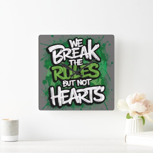 Acryl Wanduhren Vierkante Klok (Huis)