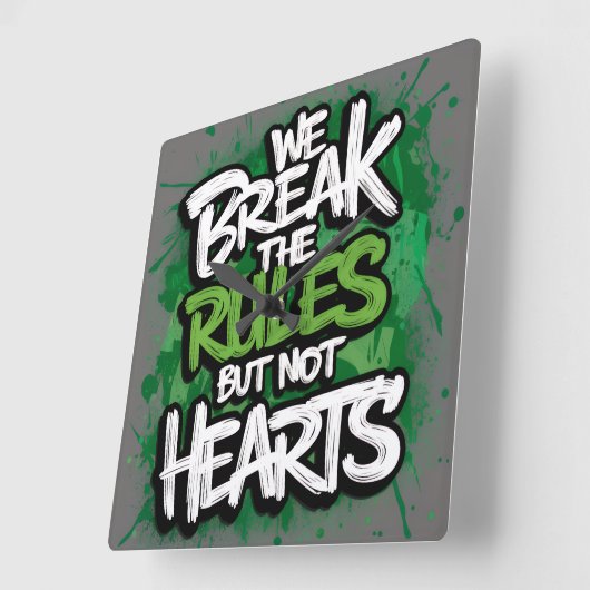 Acryl Wanduhren Vierkante Klok (Hoek)