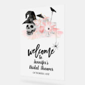 Acryl Welkomstbord | Vrijgezellenfeest van Hallowe Acryl Bord (Hoek)