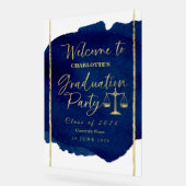 Acryl Welkomstfeestbord | Rechtenfaculteit Afstude Acryl Bord (Hoek)