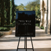 Acryl Zwart & Wit Cocktail Uur Trouwbord Acryl Bord