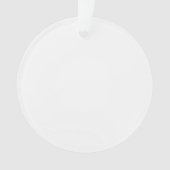 Acrylaat ornament, Acrylaat cirkel ornament (voorkant)