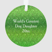 Acrylaat Ornament Foto NEP Groen Rood Glitter (achterkant)
