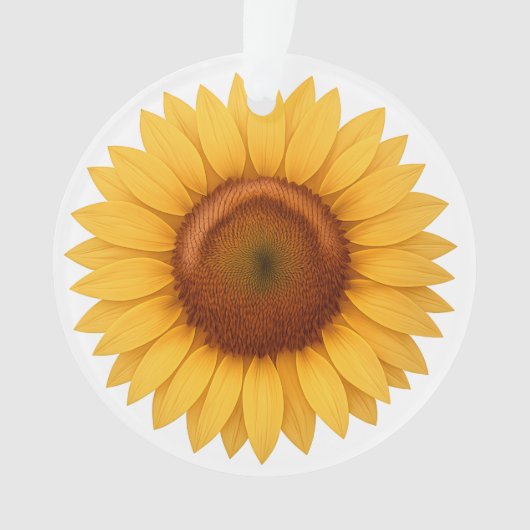 Acrylaat Ornament - Zonnebloem (voorkant)