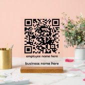 Acrylaat QR-code bord (Huwelijk)