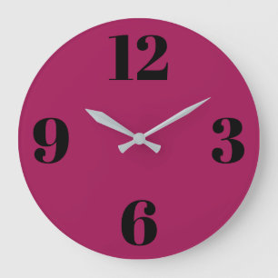 Acrylaat wandklok - In The Pink