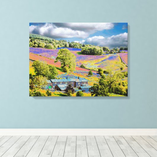 Acrylafdrukken voor vijf Ashes-kaarten Canvas Afdruk (Insitu (Houten vloer))