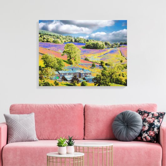 Acrylafdrukken voor vijf Ashes-kaarten Canvas Afdruk (Insitu (Woonkamer))