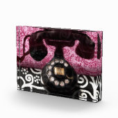 Acrylblok grillige  telefoonkunst fotoblokken (Rechts)