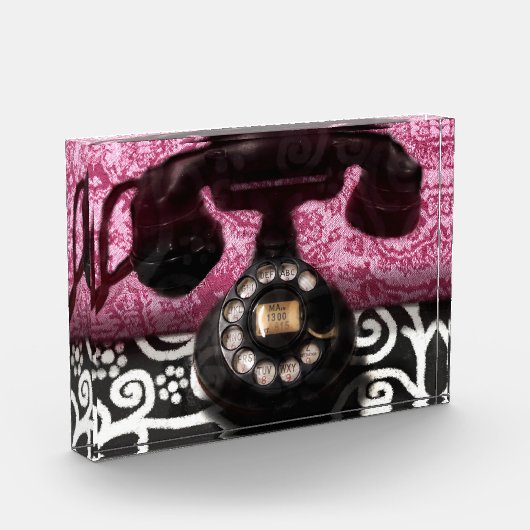 Acrylblok grillige  telefoonkunst fotoblokken (Links)