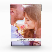 Acrylblok Uw foto en tekst (Voorkant)