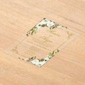 Acrylbruiloft Acryl Uitnodigingen (Laagn)