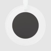 Acrylcirkelvormgeving Ornament (achterkant)