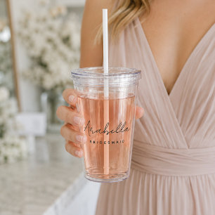 Acrylcup Gepersonaliseerd bruidsmeisje cadeau be Acryl Drinkbeker