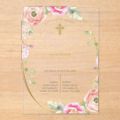 Acryldoop Acryl Uitnodigingen (Voorkant)