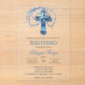 Acryldoop Acryl Uitnodigingen (Voorkant)