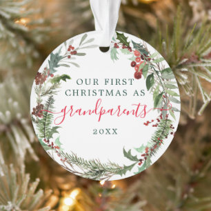 Acryleerste kerstOrnamenten - grootouders Ornament