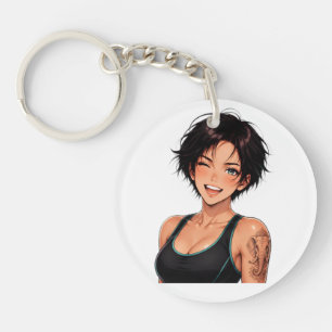 Acrylen Sleutelhanger Manga Gymmeisje