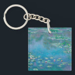 ACRYLESTOETSING: "WATERLIE" PER MONET SLEUTELHANGER<br><div class="desc">"WATERLITEITEN" VAN CLAUDE MONET</div>