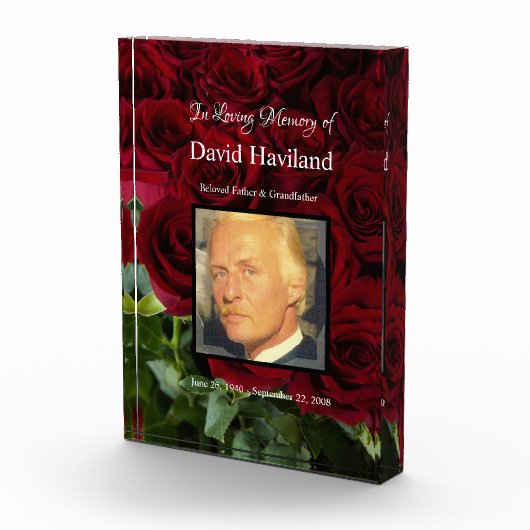 Acrylfoto Rozen Memorial HAMbWG Fotoblokken (Rechts)