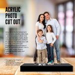 Acrylfoto uit staand fotobeeldje<br><div class="desc">Introductie van de Acryl Photo Cut Out - de perfecte manier om uw geliefden op een echt unieke en leuke manier te presenteren! Met dit vernieuwende product kunt u een vrijstaande foto-uitsnijding creëer die zich onderscheidt van de massa. Het is zo makkelijk als 1-2-3. Gebruik eerst een van de talloze...</div>