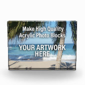 Acrylfotoblok voor uw kunstwerk fotoblokken (Voorkant)